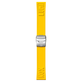 FPX.2406.50Q.K Luminox Genuine Rubber Strap - Yellow 24mm