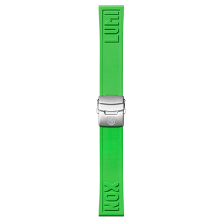 FPX.2406.60Q.K Luminox Genuine Rubber Strap - Neon Green 24mm